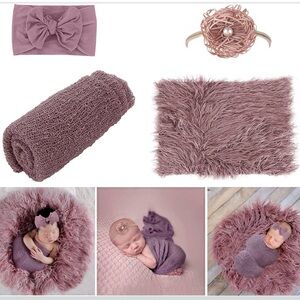 Lavender Baby Photo Prop Set